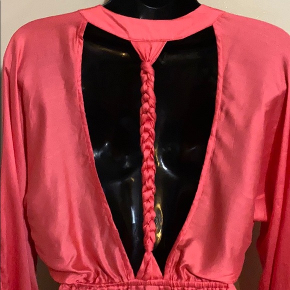 NWT ASOS Peach Bell Sleeve Cover Up Size 2 - Picture 3 of 7